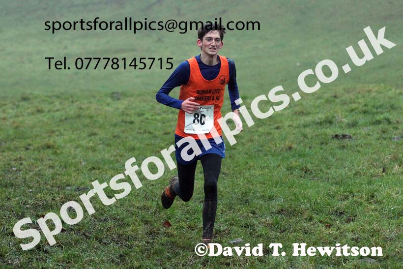 Mens under-17s, NECAA Junior Cross Country Relays, Thornley Farm, Peterlee, Saturday, December 12th. Photo: David T. Hewitson/Sports for All Pics